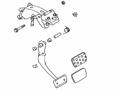 Toyota SU003-07304 Pedal Assembly LH Mt LMS