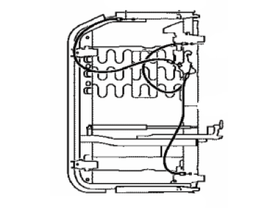 Toyota 72695-08100 Cable, Rear Seat Lock