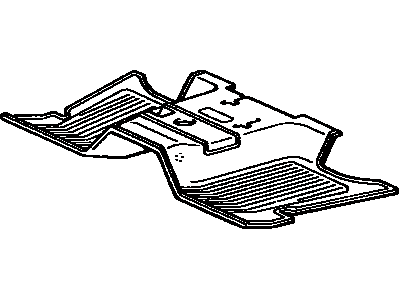 Toyota 58510-90300 Mat, Floor, Front