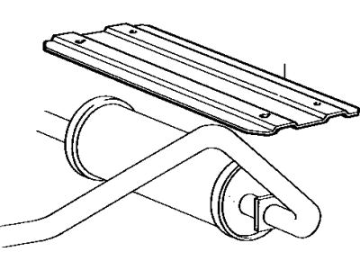 Toyota 58321-90800 INSULATOR, Main MAFFLAR Heat