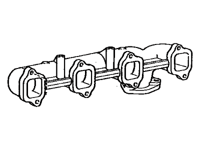 1987 Toyota Land Cruiser Catalytic Converter - 17141-56050