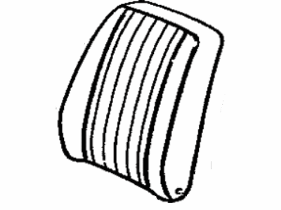 Toyota 71074-90800 Front Seat Back Cover, Left(For Separate Type)