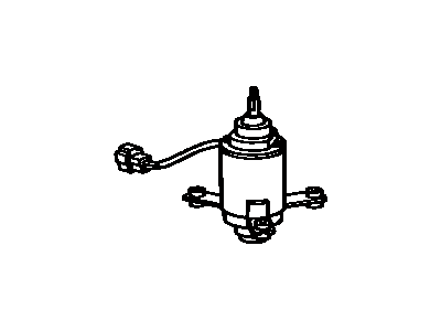 Toyota 87104-90K04 Motor Sub-Assembly, Rear Heater Blower