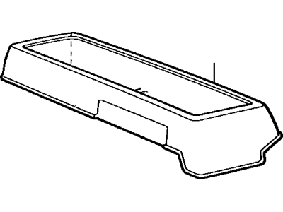 1973 Toyota Land Cruiser Center Console Base - 71810-90321