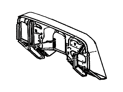 Toyota 55101-90822 Panel Sub-Assembly, Dash