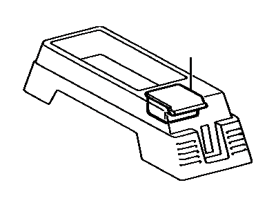 Toyota 74130-90800 RECEPTACLE Assembly, Rear Ash