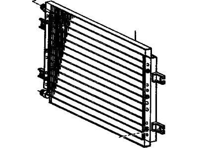 Toyota Land Cruiser A/C Condenser - 88460-60050