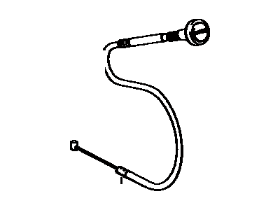 Toyota 78410-90300 Cable Assembly, Throttle Control