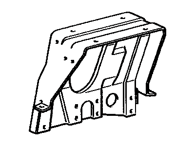 Toyota 74401-60060 Support, Battery Carrier