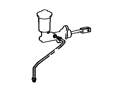 Toyota 31481-60221 Tube, Clutch Master Cylinder To Flexible Hose