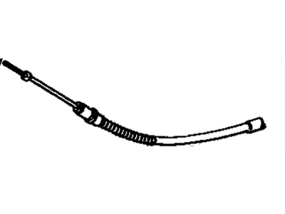 Toyota 46410-60131 Cable Assembly, Parking Brake