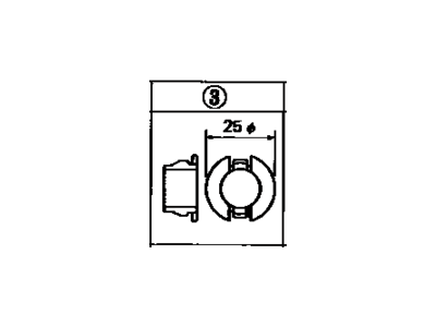 Toyota 82819-90305 Grommet