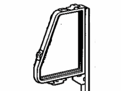Toyota 67401-90301 Bar Assembly, Front Door Window Division, RH