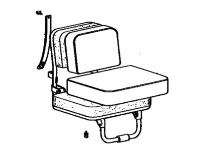 Toyota 71700-90800 Seat Assembly, Rear Side, LH