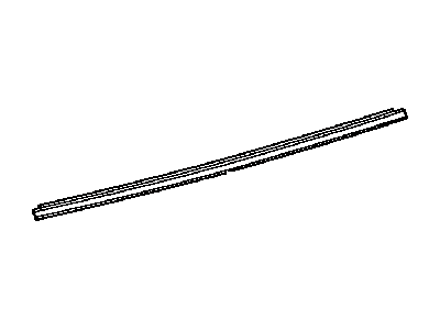 Toyota 68292-35040 Weatherstrip, Back Door