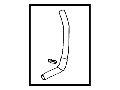 Toyota 16572-31360 Hose, Radiator, NO.2