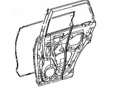 Toyota 67003-35230 Panel Sub-Assembly, Rear D