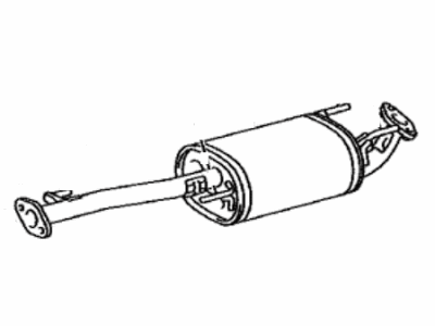 Toyota 17420-31340 Center Exhaust Pipe Assembly