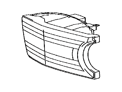 Toyota 81511-35340 Lens & Body, Front Turn