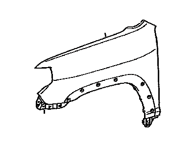 Toyota 4Runner Fender - 53802-35710