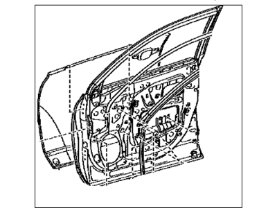 Toyota 67001-35720 Panel Sub-Assembly, Front D