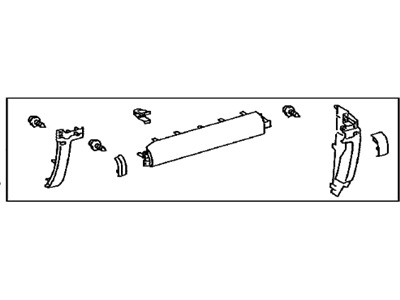 Toyota 55470-35010-C0 GARNISH Assembly, Instrument