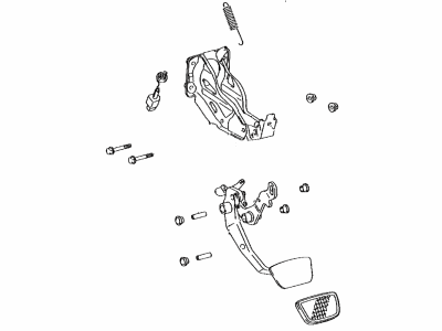 Toyota 47110-35122 Support Assembly, Brake