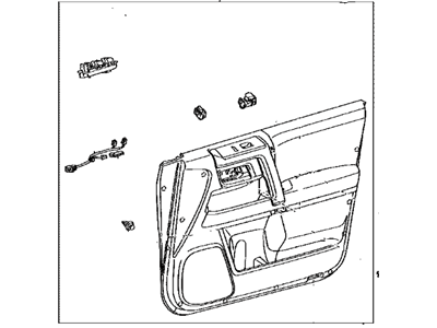 Toyota 67620-35C60-C0 Panel Assembly, Front Door