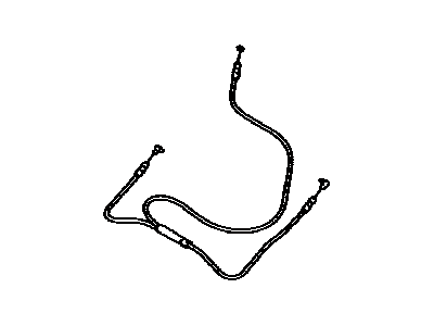 Toyota 72704-60070 Cable Sub-Assembly, Rear Seat