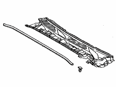 Toyota 55708-35110 LOUVER Sub-Assembly, Cow