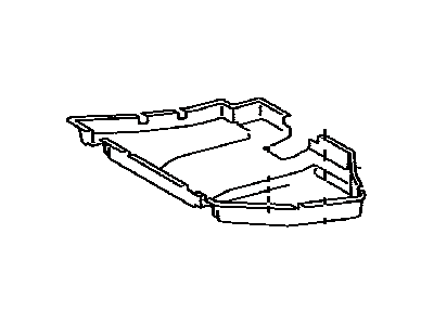 Toyota 72908-60090-B0 Cover Sub-Assembly, Rear Seat