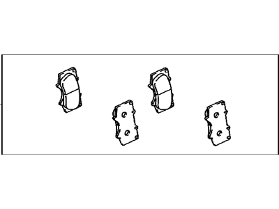 Toyota 04465-35330 Disc Brake Pad Kit