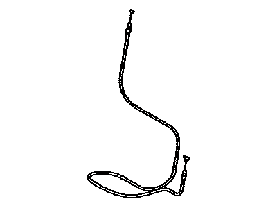 Toyota 72704-60060 Cable Sub-Assembly, Rear Seat
