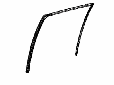 Toyota 68152-42060 Run, Rr Door Glass