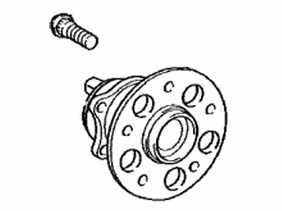 Toyota 42410-42060 Bearing And Hub Assembly