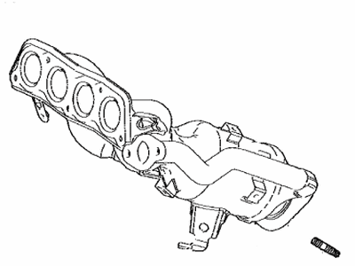 Toyota 17141-25330 MANIFOLD, EXHAUST