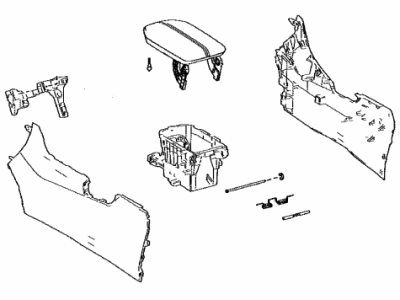 Toyota 58810-42010-C0 Box Assembly, Console