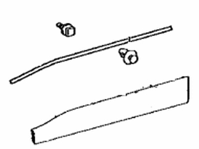 Toyota 75073-42040 MOULDING Sub-Assembly, F