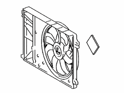 Toyota 16380-31010 Bracket Assembly, Fan