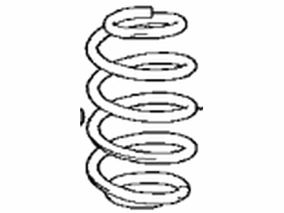 Toyota 48231-42850 SPRING, COIL, RR