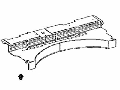 Toyota 58577-42150-C0 Plate, Rr Floor Mat