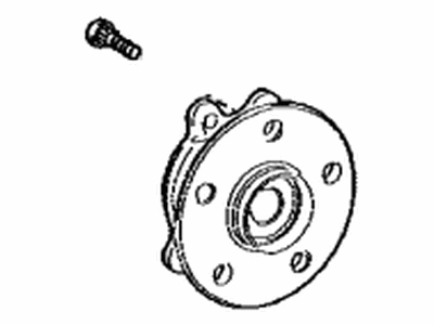 Toyota 43550-33050 Bearing And Hub Assembly