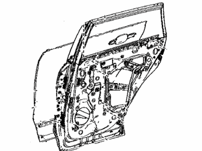 Toyota 67004-42190 Panel Sub-Assembly Rr D