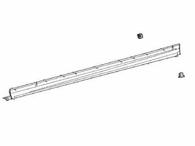 Toyota 75860-42031 MOULDING Assembly, Body