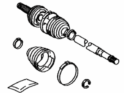 Toyota 43470-80466 Shaft Set, Outboard