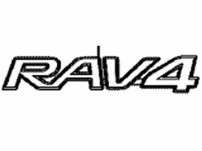 2019 Toyota RAV4 Emblem - 75431-42180