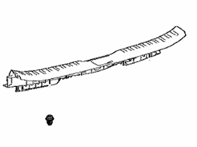 Toyota 58387-42090-C0 Plate, Rr Floor FINI