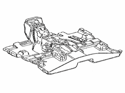 Toyota 58511-42020 Mat, Floor, NO.1