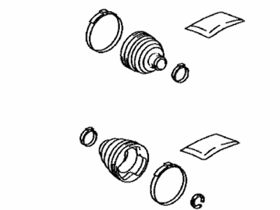 Toyota 04427-42230 BOOT KIT, FR DRIVE S