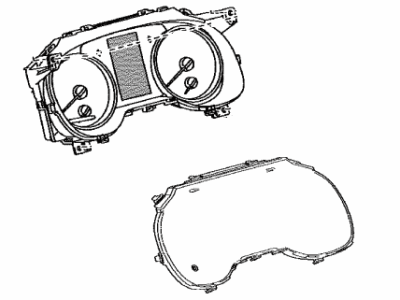 Toyota 83800-4A540 Meter Assembly, COMBINAT